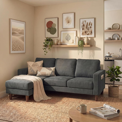 Shaped couch for - in,