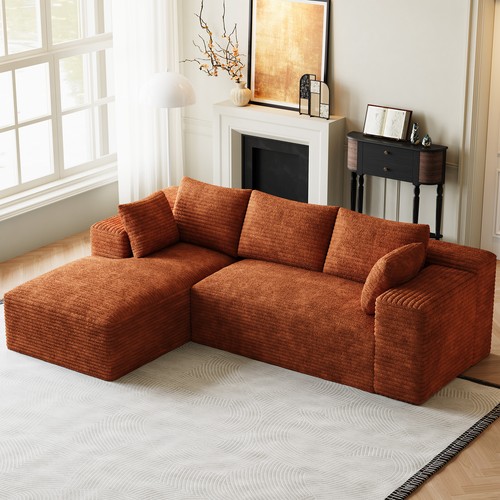 Plush corduroy l shaped - l,