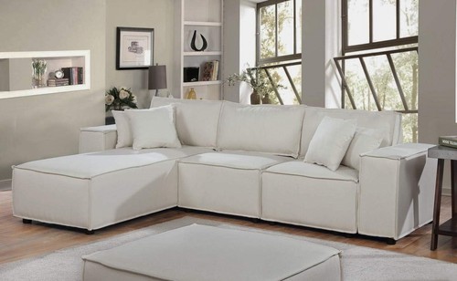 104 beige linen shaped - 104",