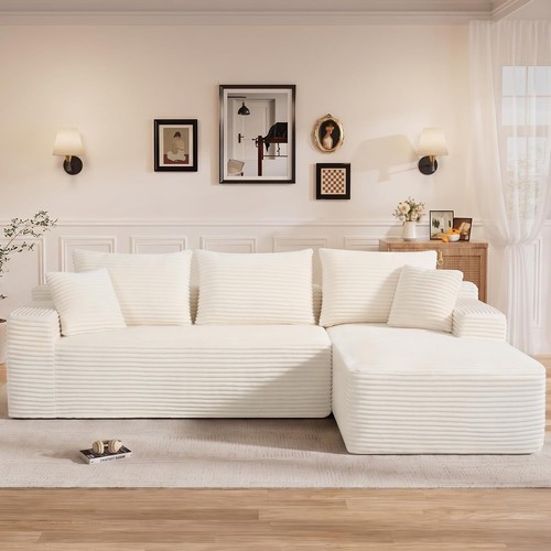 New cozy 108 couch shaped - 108",