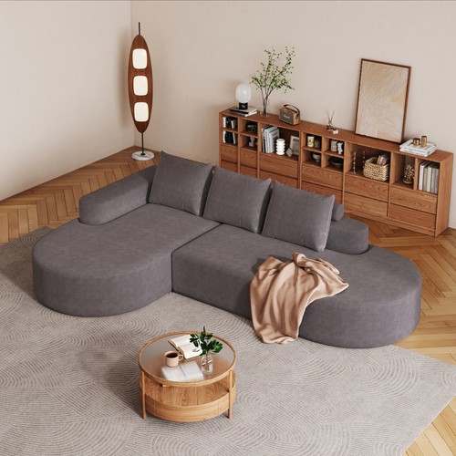 Modern curved chenille - curved,