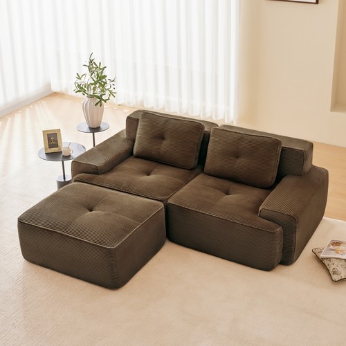 Modern shaped modular - 82",
