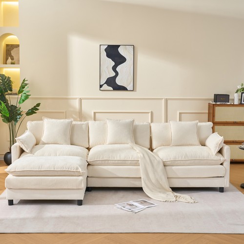 108 shaped modern sofa - l-shaped,
