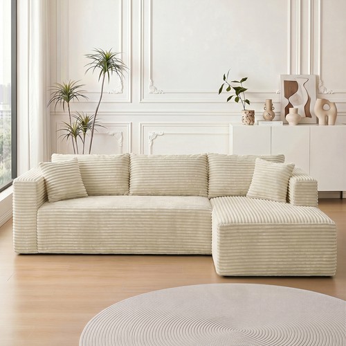 Shaped sectional sofa with - sectional,