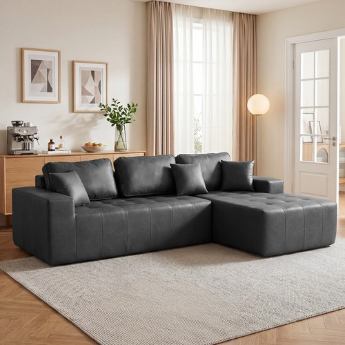 Faux leather corner - faux,