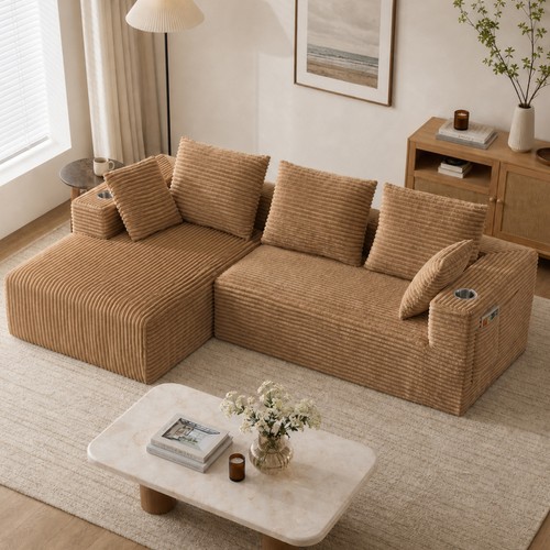 Shaped modular sectional - modular,