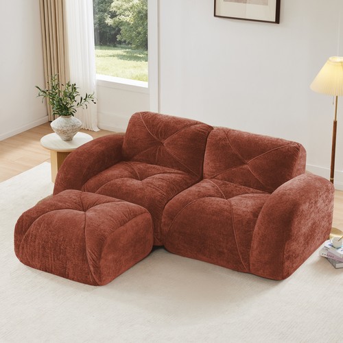 Shaped boneless sofa - l-shaped, sofa,soft
