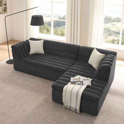 106 shaped boneless sofa - 106",