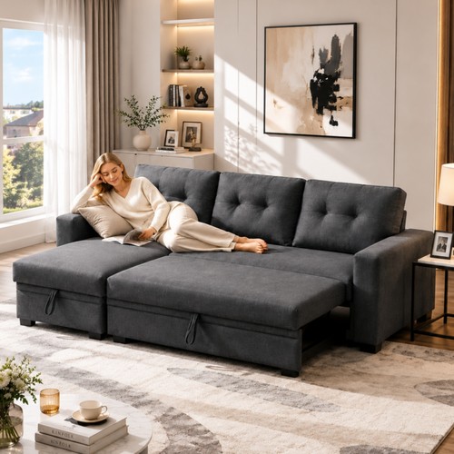 Dark gray linen - linen, l