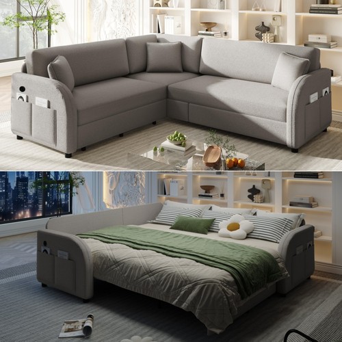 Shaped sleeper sofa - l-shaped,