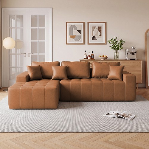 Faux leather corner - faux,