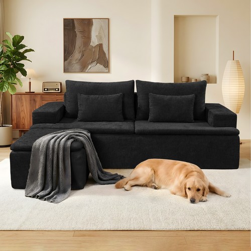 Boneless sectional couch with - boneless,