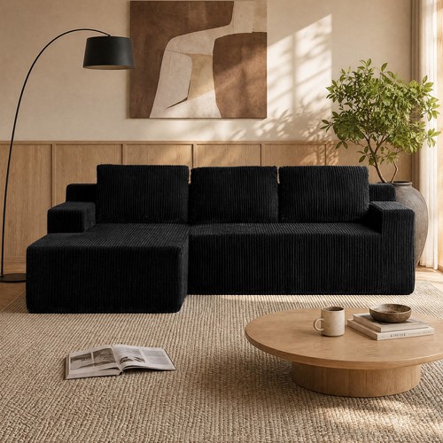 Shaped sectional sofa - l-shaped,