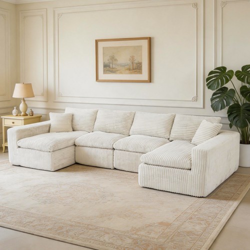 130 shaped modular - 130", u-shaped