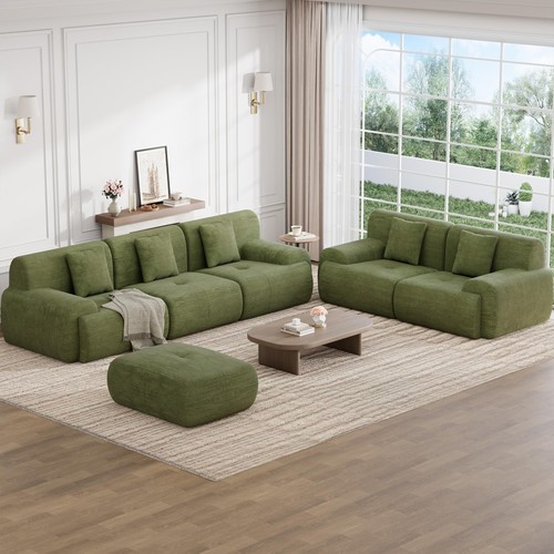 Shaped loveseat 6 - u, loveseat/l