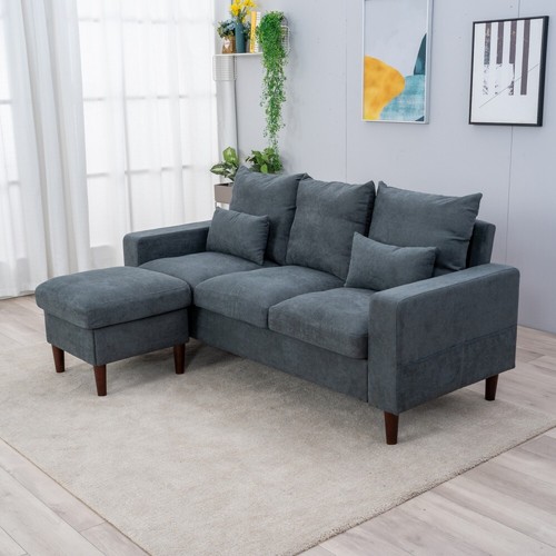 Shaped couch sectional sofa - couch,