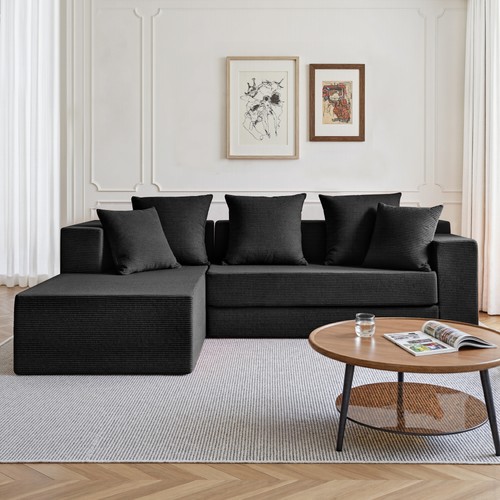 106 shaped sectional sofa - l-shaped,