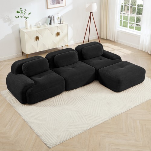 Shaped modular sofa - l-shaped,