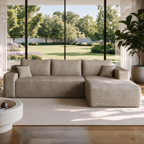 Deep seat sectional sofa - 96",
