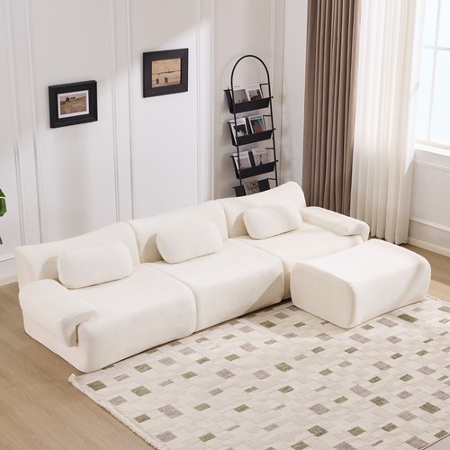 Modern shaped sectional sofa - modern,