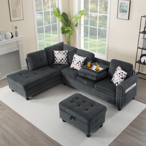Shaped couch modular - l-shaped,