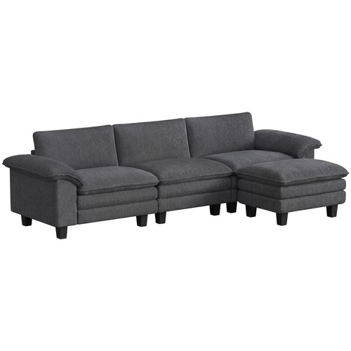 Sectional sofa shaped couch - sofa,, l