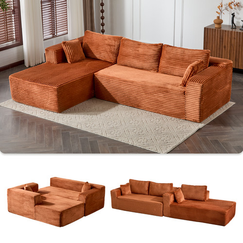 Compression sectional couch - compression,