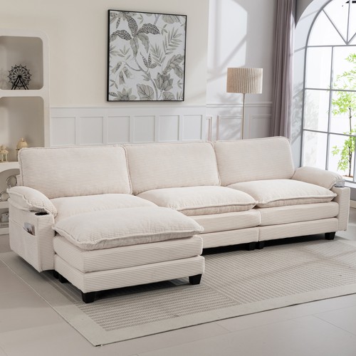 Shaped sectional sofa seat - l-shaped,