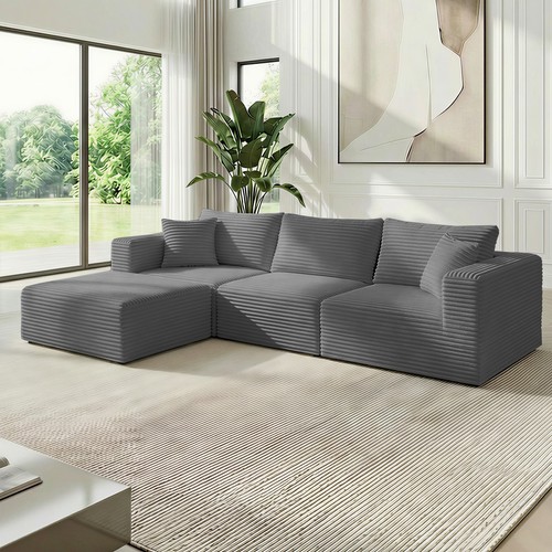 Zafly 117 shaped modular - zafly, 117"w