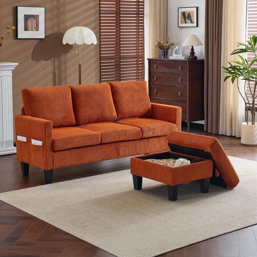 Shaped couch with - 68.5',