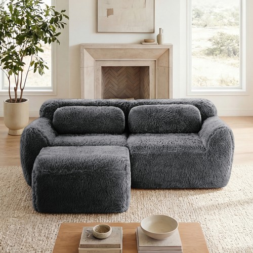 Shaped boneless sofa - boneless, sofa,soft