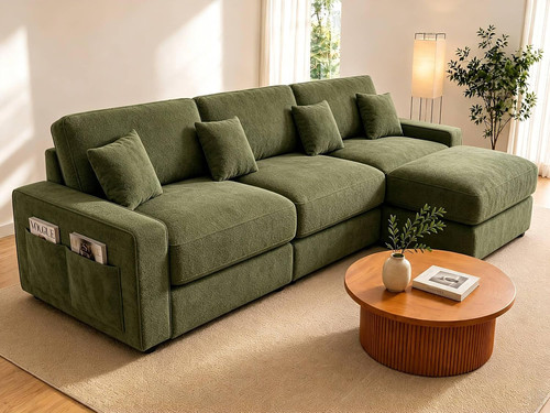 114 modular sectional l - modular,