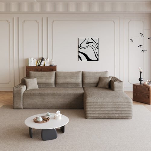 Boneless couch l - 95", shape