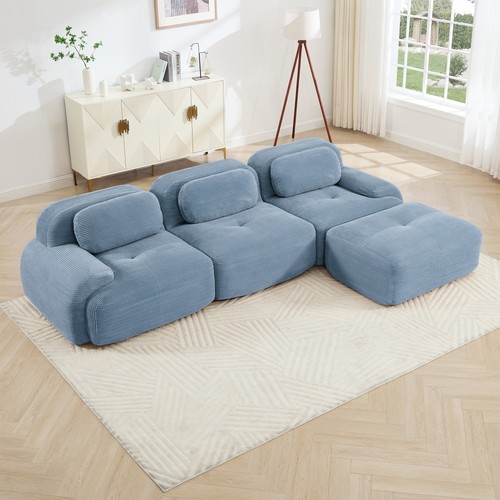 Shaped modular sofa no - modular,