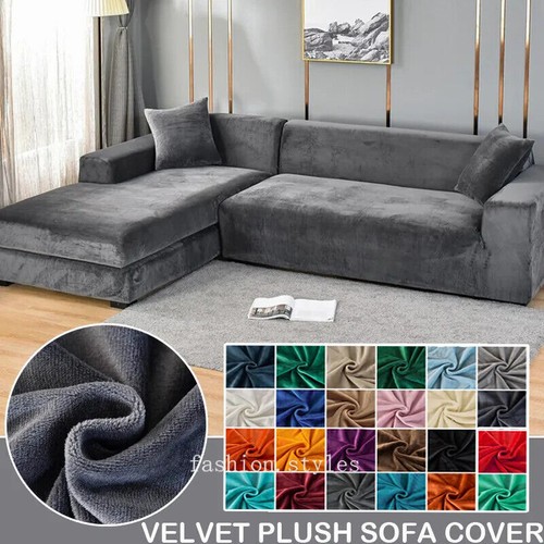 Velvet sofa cover - sofa, thick