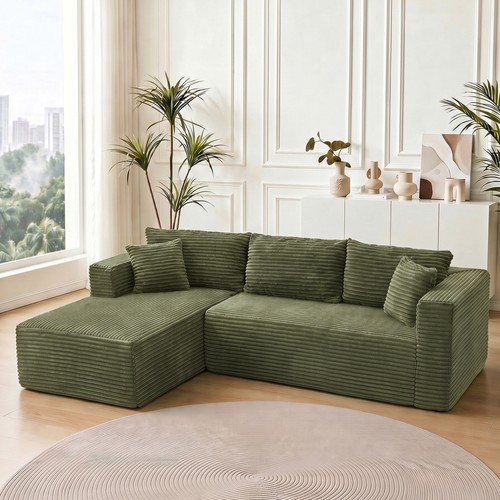 Shaped sectional sofa - sectional, with