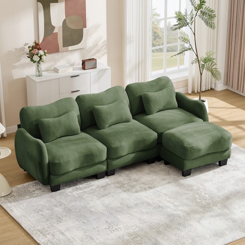Chenille shaped sectional - chenille,