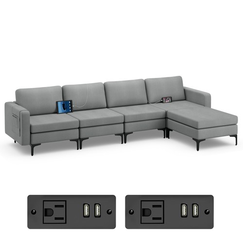 Modular shaped sectional - modular, l-shaped