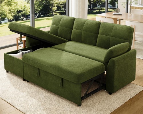 Sleeper sofa bed with storage - bed,