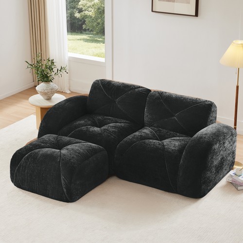 Shaped boneless sofa - l-shaped, sofa,soft